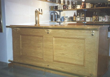brass bar rail